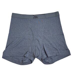 Intimately Free People NEW Boxer Briefs Men's XL Heather Blue 100% Cotton